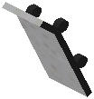Leaned Skateboard White Concrete