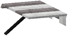 Gray Lengthened Rain Shed