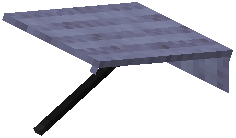 Lengthened Rain Shed Blue Wool