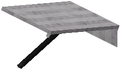 Lengthened Rain Shed Light Gray Wool