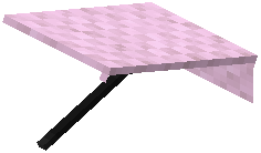 Lengthened Rain Shed Pink Wool