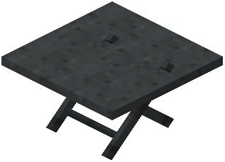 Medium Table Black Concrete