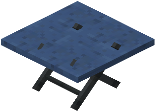 Medium Table Blue Concrete