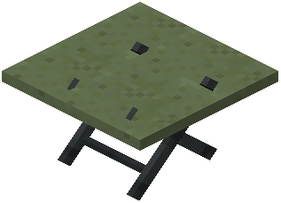 Medium Table Green Concrete