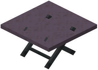 Medium Table Purple Concrete