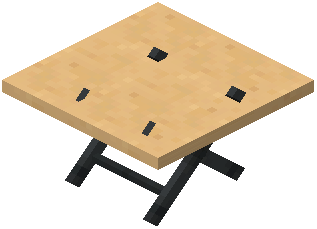Medium Table Yellow Concrete