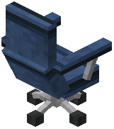 Office Chair Blue Concrete