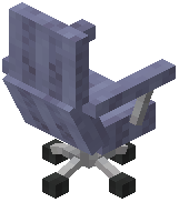 Office Chair Blue Wool