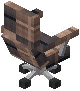 Office Chair Decorative Brown Wool