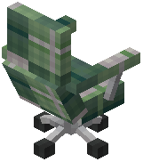 Office Chair Decorative Green Wool
