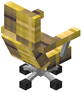 Office Chair Decorative Yellow Wool
