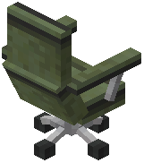 Office Chair Green Concrete