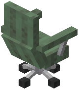 Office Chair Green Wool