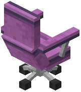 Office Chair Magenta Concrete