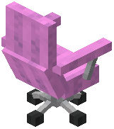 Office Chair Magenta Wool