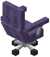 Office Chair Purple Wool