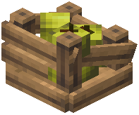 Slatted Basket (Green Apple)