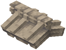 Pale Tile with Ridge Lower