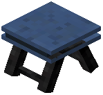 Park Stool Blue Concrete