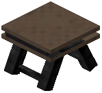 Park Stool Brown Concrete