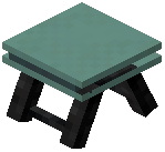 Park Stool Cyan Concrete