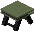 Park Stool Green Concrete