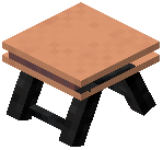 Park Stool Orange Concrete
