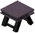 Park Stool Purple Concrete