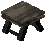 Park Stool Raw Acacia Wood