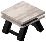 Park Stool Raw Birch Wood