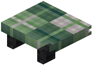 Platform Decorative Green Wool