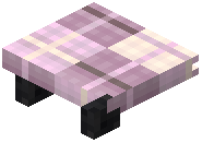 Platform Decorative Pink Wool