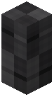 Post Decorative Black Wool