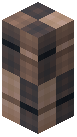 Post Decorative Brown Wool