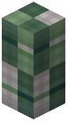 Post Decorative Green Wool