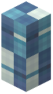 Post Decorative Light Blue Wool