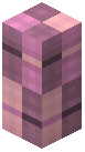 Post Decorative Magenta Wool