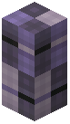 Post Decorative Purple Wool