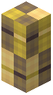 Post Decorative Yellow Wool
