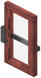 Red Glass Sliding Door