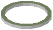 Ring Light Lime Framed Acrylic