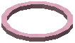 Ring Light Pink Acrylic