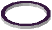 Ring Light Purple Framed Acrylic