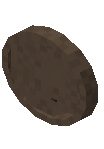 Round Clock Brown Concrete
