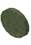Round Clock Green Concrete