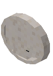 Round Clock Light Gray Concrete