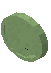 Round Clock Lime Concrete