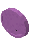 Round Clock Magenta Concrete