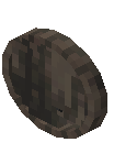 Round Clock Raw Acacia Wood