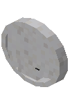 Round Clock White Concrete